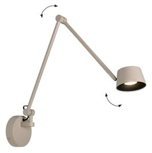 LED stmievateľné nástenné svietidlo SAVINA LED/9W/230V béžové