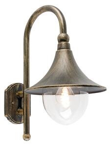 Smart buiten wandlamp antiek goud IP44 incl. LED - Daphne