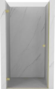 Mexen Lunar-B sprchové dvere ľavé 65 cm, transparentné, zlaté kartáčované - 832-065-000-55-00-L