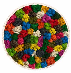 Machový kruh - Rainbow Veľkosť rámu: 30cm