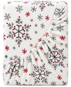 4Home prestieradlo mikroflanel Snowflakes, 90 x 200 cm