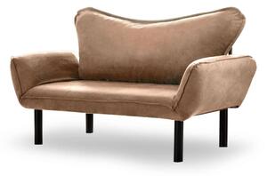 Hanah Home Dvojmiestna pohovka Chatto 150 cm svetlohnedá