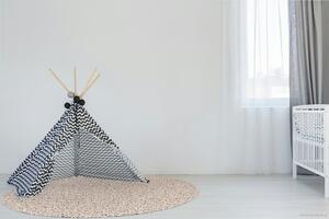 Ayyildiz koberce Kusový koberec Life Shaggy 1500 beige kruh - 200x200 (priemer) kruh cm