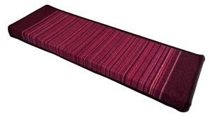 Vopi koberce Nášľapy na schody fialová Carnaby obdĺžnik, samolepiaci - 24x65 obdĺžnik (rozmer vrátane ohybu)