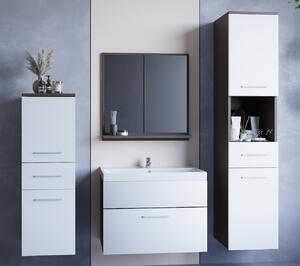 MEBLINE Kúpeľňový nábytok LUPO wenge / biely