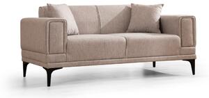 Hanah Home Dvojmiestna pohovka Horizon 170 cm svetlohnedá