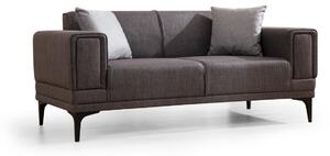 Hanah Home Dvojmiestna pohovka Horizon 170 cm tmavo sivá