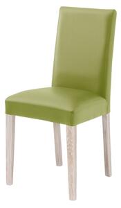 Jedálenská stolička FIX IV dub sonoma/zelená