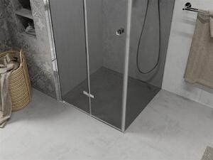Mexen Lima, sprchovací kút 70 (dvere) x 70 (stena) cm, 6mm šedé sklo, chrómový profil, 856-070-070-01-40