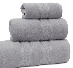 MyHOUSE Luxusný 3-dielny set uterákov Soft Grey