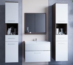 MEBLINE Kúpeľňový nábytok LUPO MAX wenge / biely