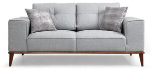 Hanah Home Dvojmiestna pohovka Montana 184 cm šedá