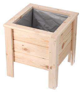 ČistéDrevo Drevený kvetináč z masívu 38 cm