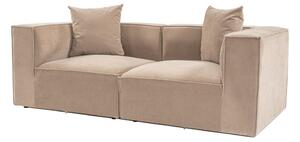 Hanah Home Dvojmiestna pohovka Sora 220 cm cappucino