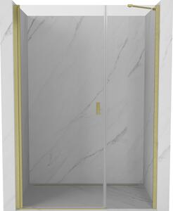 Mexen Mist-B sprchové dvere otváracie 105 cm, transparentné, zlaté brúsené - 8A2-105-001-55-00