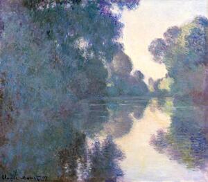 Obrazová reprodukcia Morning on the Seine, Effect of Mist, Claude Monet