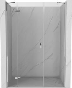 Mexen Mist-H sprchové dvere otočné ľavé 125 cm, transparentné, chróm - 8A5-125-001-01-00-L