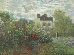 Obrazová reprodukcia The Artist's Garden in Argenteuil (1873), Claude Monet