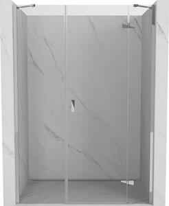 Mexen Mist-H sprchové dvere výklopné pravé 130 cm, transparentné, chróm - 8A5-130-001-01-00-P