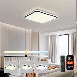 Brilagi - stmievateľné stropné svietidlo SMART LED/36W/230V 53x53 cm Wi-Fi Tuya + diaľkové ovládanie