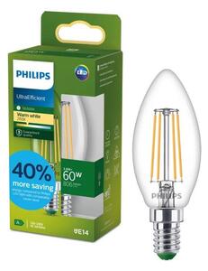 LED žiarovka ULTRAEFFICIENT VINTAGE Philips B35 E14/3,8W/230V 2700K