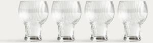 Sada pohárov VELORA ryhovaná 787775 350 ml (4 ks)