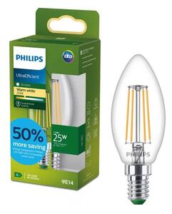 LED žiarovka ULTRAEFFICIENT VINTAGE Philips B35 E14/1,2W/230V 2700K