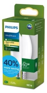 LED žiarovka ULTRAEFFICIENT Philips B35 E14/3,8W/230V 2700K