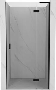Mexen Mist-H L, 1-krídlové sprchové dvere pravé 70 cm, číre sklo, čierny profil, 8A5L-070-000-70-00-P