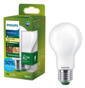 LED Stmievateľná žiarovka ULTRAEFFICIENT Philips A60 E27/2,3W/230V 2700K
