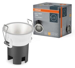 Osram - LED zapustené stropné svietidlo SPOT TWIST LED/5W/230V, pr. 7 cm, biela/strieborná