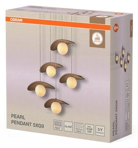 Osram - Luster na lanku DECOR PEARL 5xG9/5W/230V béžová