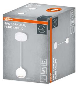 Osram - Luster na lankách SPOT SPHERAL 1xGU10/6W/230V biela