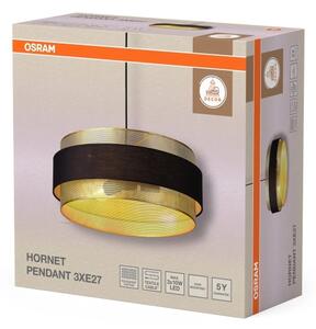 Osram - Luster na lanku DECOR HORNET 3xE27/10W/230V pr. 50 cm čierna/zlatá