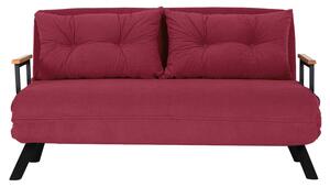 Hanah Home Dvojmiestna rozkladacia pohovka Seater Sando bordová