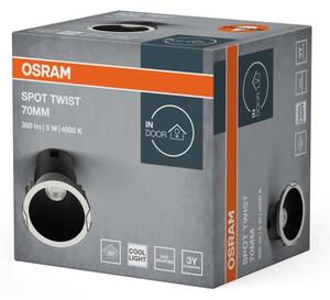 Osram - LED zapustené stropné svietidlo SPOT TWIST LED/5W/230V 4000K pr. 7 cm biela/čierna