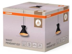 Osram - Závesný luster na lanku DECOR WAIST 1xE27/40W/230V čierna