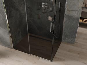 Mexen OMEGA sprchovací kút 100x70cm, 8mm sklo, chrómový profil-šedé sklo, 825-100-070-01-40