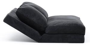 Hanah Home Dvojmiestna{\n}futonová{\n}rozkladacia{\n}pohovka{\n}Taida{\n}čierna