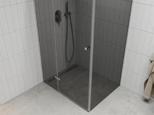 Mexen ROMA sprchovací kút 120x70cm, 6mm sklo, chrómový profil-šedé sklo, 854-120-070-01-40