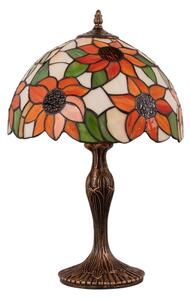 Brilagi - Tiffany vitrážová stolná lampa SUNFLOWER 1xE27/60W/230V