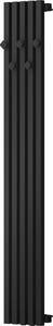 Mexen Flux dekoratívny kúpeľňový radiátor 1500 x 240 mm, 450 W, čierny - W127-1500-240-00-70