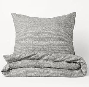 Goldea bavlnené posteľné obliečky - vzor 811 drobné tvary na sivom 140 x 200 a 70 x 90 cm