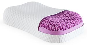 FDM Ergonomický vankúš Aura Plus 58x33 cm biely