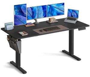 SONGMICS Elektricky nastaviteľný písací stôl Vasagle Foral 160 cm čierny