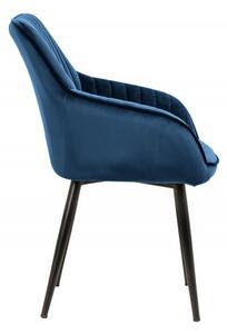 Jedálenská stolička Terino kráľovská modrá