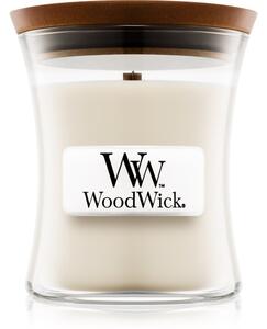 Woodwick Island Coconut vonná sviečka s dreveným knotom 85 g