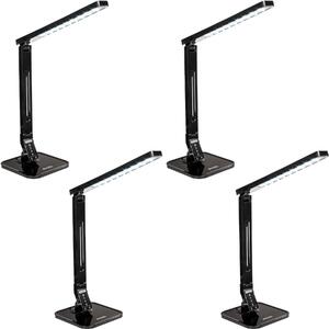 Stolná lampa, LED, stmievateľná, skladacia, 14W - Sada 4 ks