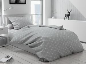 Bavlnené obliečky Iker sivé Rozmer obliečky: 70x90 cm | 140x220 cm