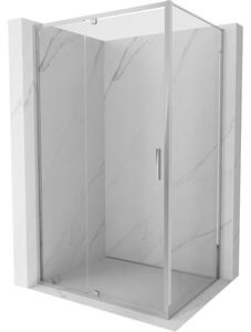 Mexen Exo výklopná sprchová kabína 145 x 70 cm, priehľadná, chróm - 819-145-070-01-00